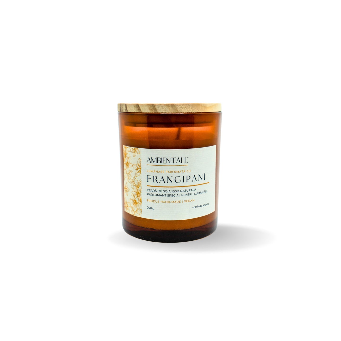 Lumânare parfumată cu Frangipani