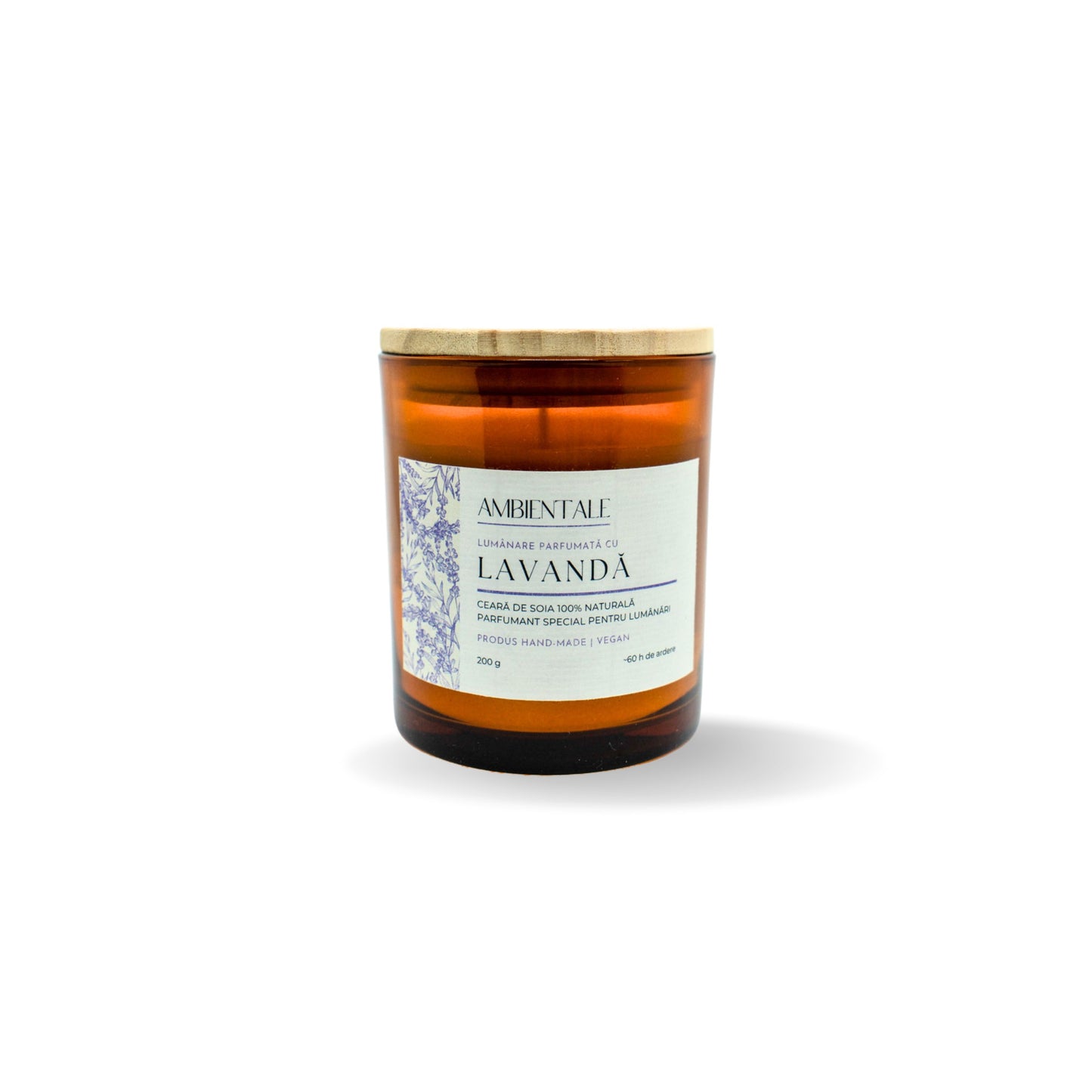 Lumânare parfumată cu Lavandă