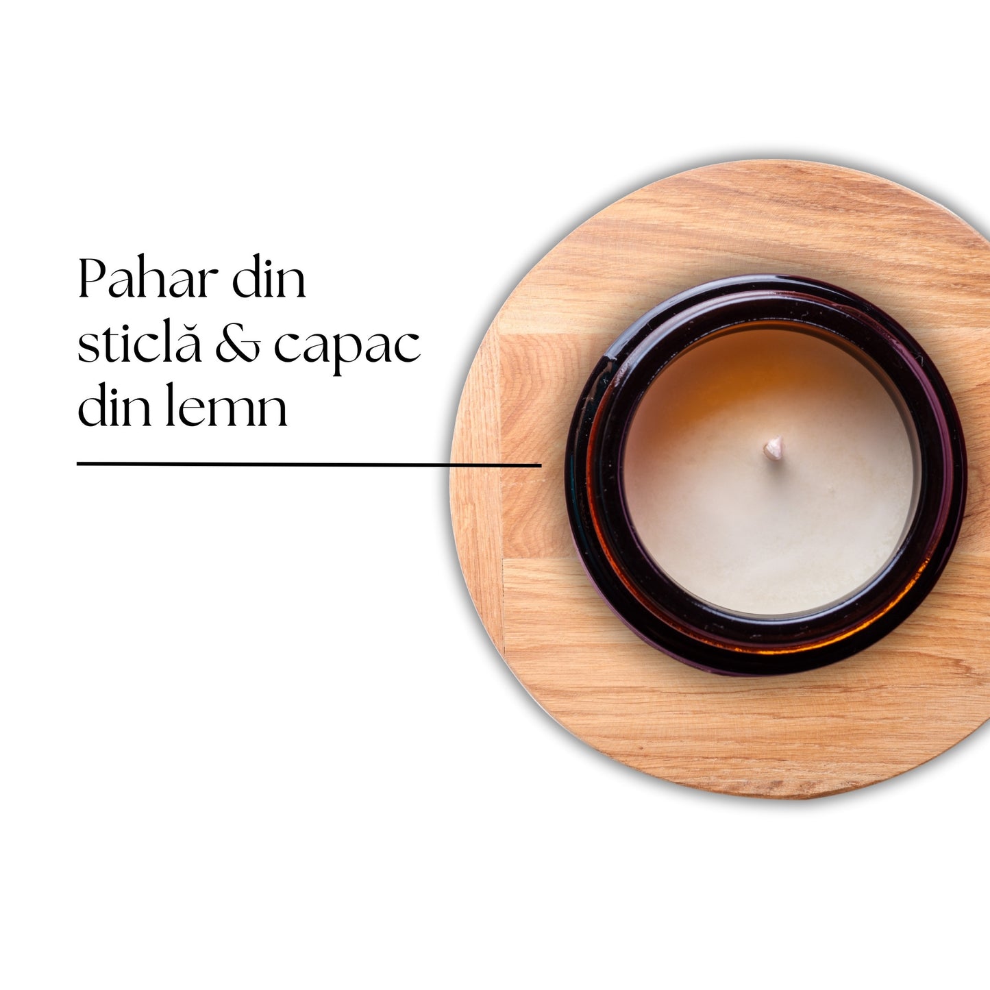 Lumânare parfumată cu Grepfrut & Vanilie